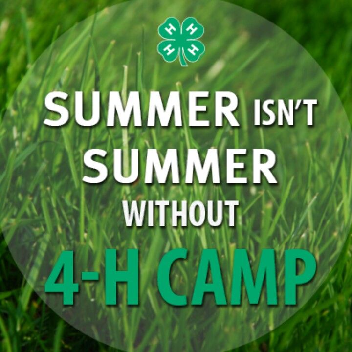 Summer Isn't Summer without 4-H Camp Poster