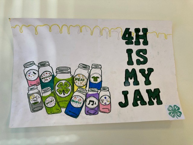 4-H Jam Jars Poster
